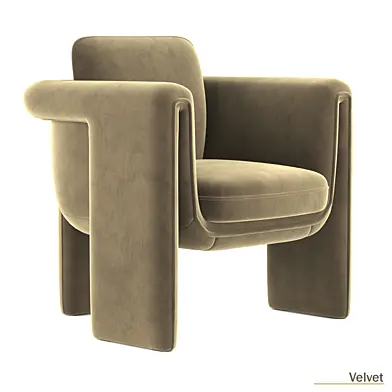 Floria Velvet Armchair