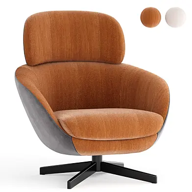 Minotti Russell Head Arm Chair