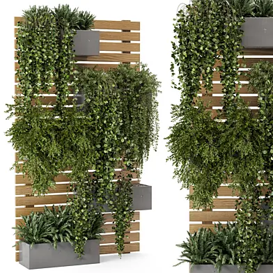 Outdoor Plants Pallet vertical planter  Pots - Set 545 - corona