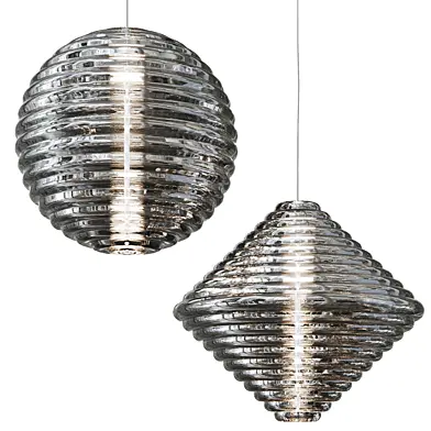 Press Sphere and Press Cone by Tom Dixon