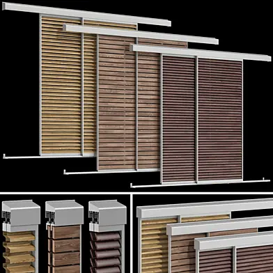 Раздвижные жалюзийные экраны для окон и дверей / Sliding Shutter for windows and doors