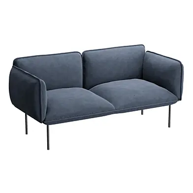 Sofa in Italian Cotton Velvet