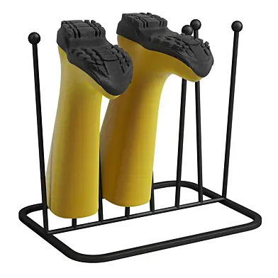 Four Pair Compact Boot Rack
