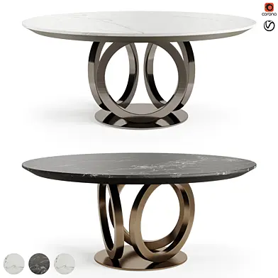 FENDI CASA GALILEO MARBLE DINING TABLE