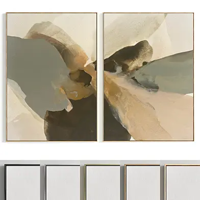Plaster Two Photo Frame R-153
