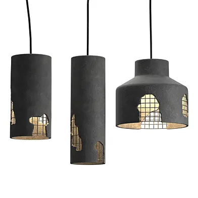Concrete pendant lights