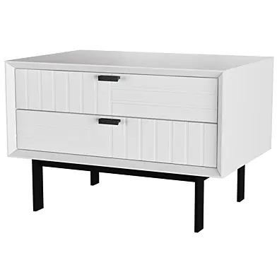 Vig Furniture Nova Domus Valencia Contemporary White Nightstand