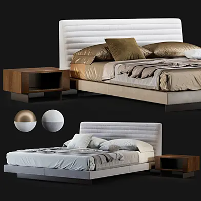 Minotti Roger Bed