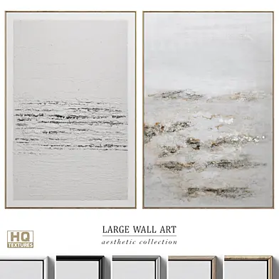 Stylish Textural Accent Wall Art C-472