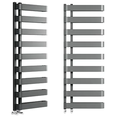 Brenton Grey Flat Panel Heated Towel Rail