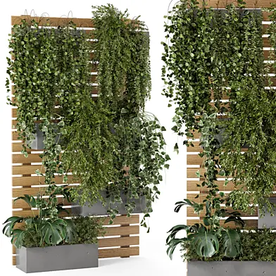 Outdoor Plants Pallet vertical planter  Pots - Set 686