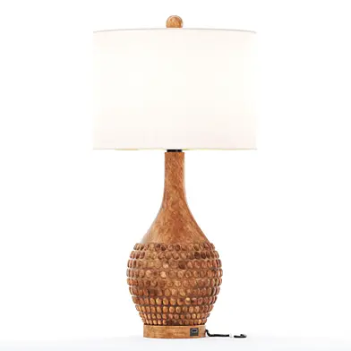 Asher Table Lamp Set with USB