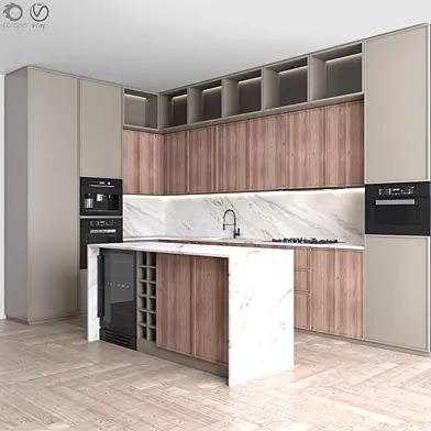 Kitchen Neoclassic 45 (Corner Kitchen)