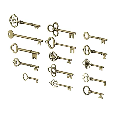 Antique Keys set 1