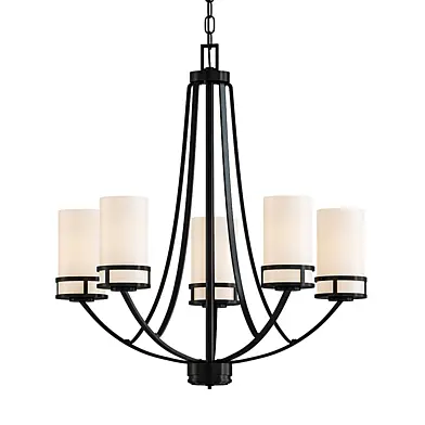 Robie Midnight Black Five light