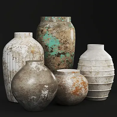 Rustic Concrete Vase