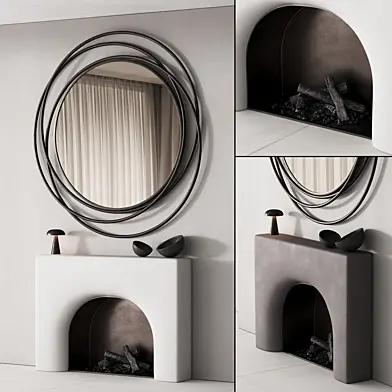 154 fireplace decorative wall kit 03 smooth soft fireplace 00