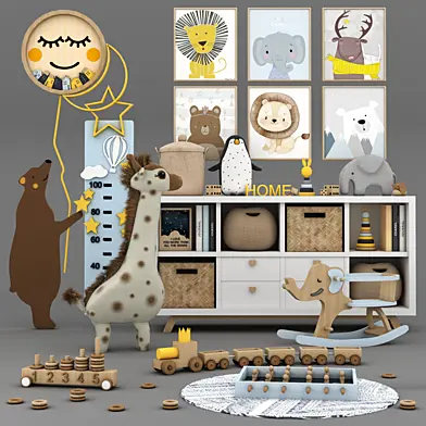 toys and furniture set
