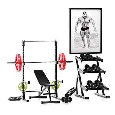 Gym Tools Fitness Body Building set 14