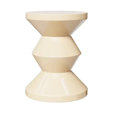 Журнальный столик  Beige Zig Zag Side Table    журнальный стол