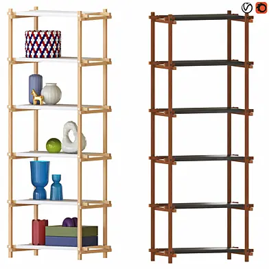 HAY WOODY SHELVING Column High