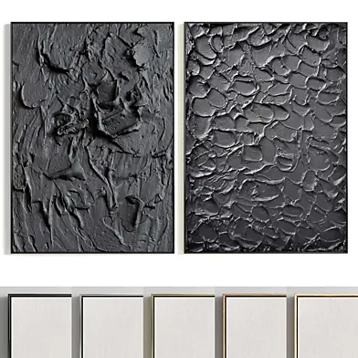 Plaster Two Photo Frame T-255