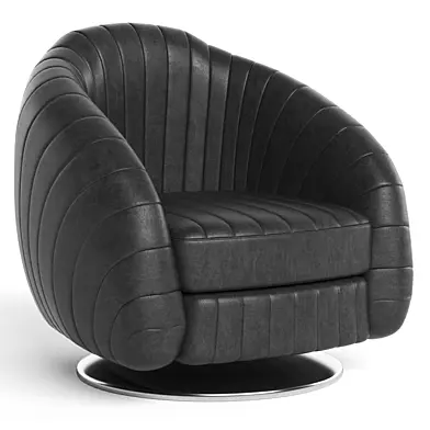Greig Wide Tufted Swivel Armchair
