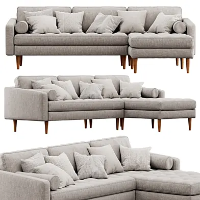 Napa Sectional Sofa by Poly&Bark