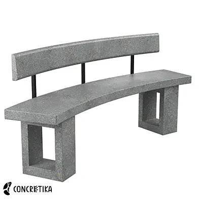 Скамья Concretika SKM 180 со спинкой Free