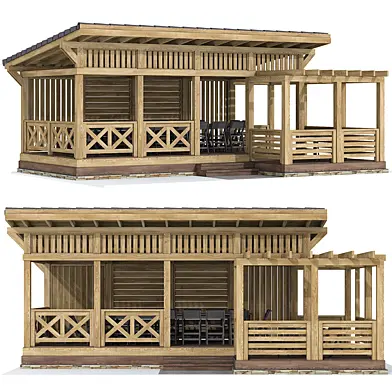 Беседка терраса веранда / Arbor gazebo canopy