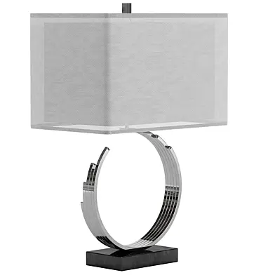 Riley Silver Leaf Table Lamp