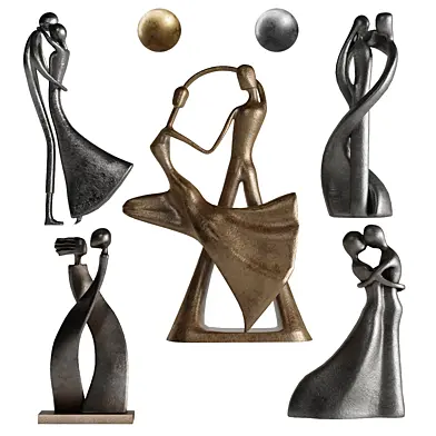 Human Abstract Sculptures 6 Love Position