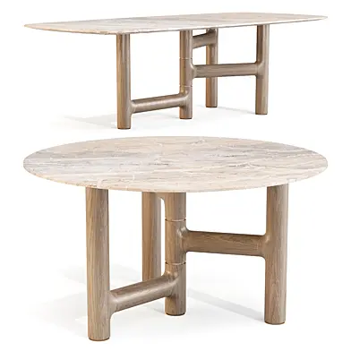 Bonaldo: Pivot - Dining Tables Set-02