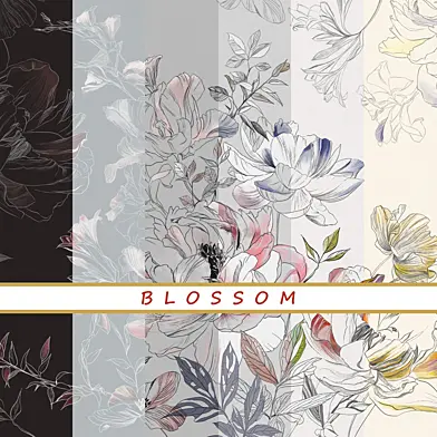 Дизайнерские обои BLOSSOM pack 2