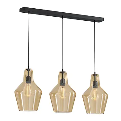 CEILING LIGHT HUDSON CONE SHAPE 3 PENDANTS