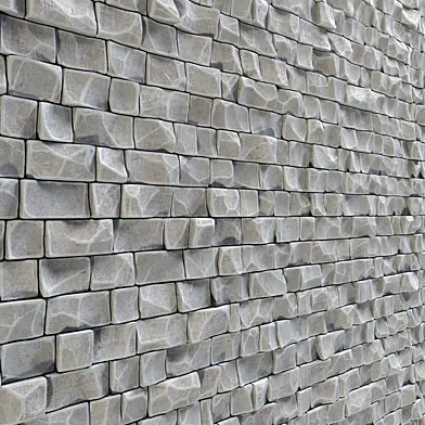 Stone wall rock brick n2 / Стена из скального кирпича №2