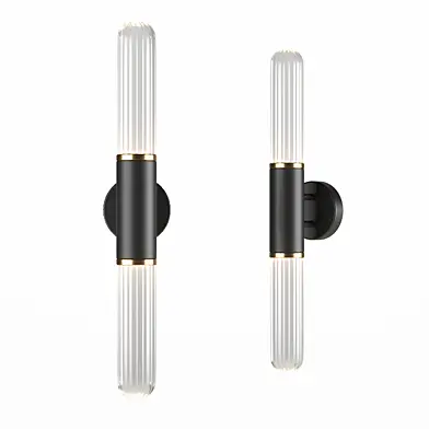 Бра Grover Black Transparent Wall Lamp
