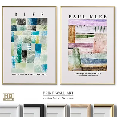 Paul Klee Vintage Exhibition Poster P-596