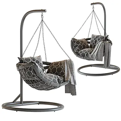 Hanging swing chair Vinotti Makadamia