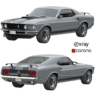 Ford Mustang mach 1 John Wick style