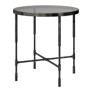 Журнальный столик   Vande Aged Steel Accent Table   журнальный стол