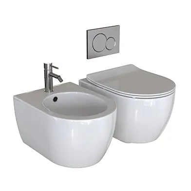 Унитаз подвесной Scarabeo Ceramiche Moon