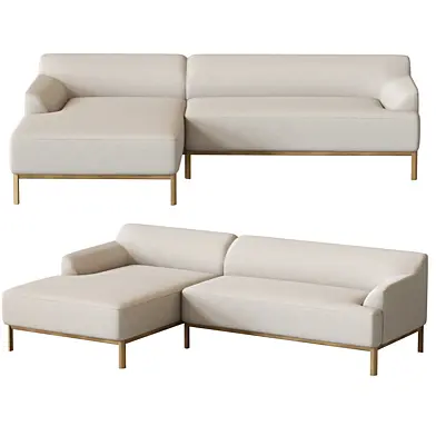 Caro Sofa 3 seater with chaise longue