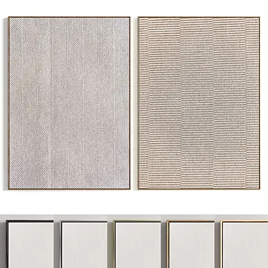 Plaster Two Photo Frame T-337