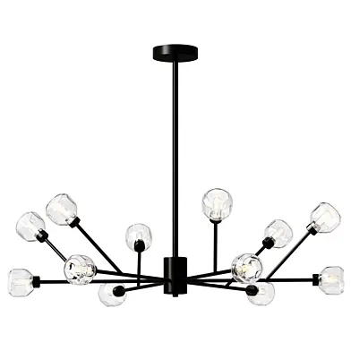 Люстра     Breyer Crstal Chandelier - Black             светильник