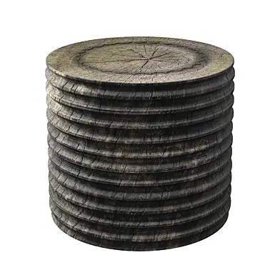 1st Dibs Sculpted Brutalist End Table CT 8 Solid Oak