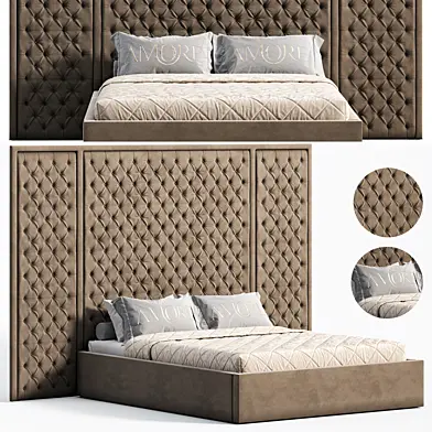 Fabric Chesterfield Bed