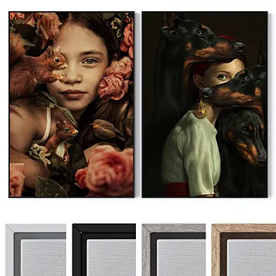 Set of large wall paintings 2248
