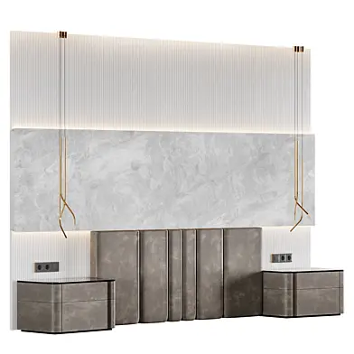 Headboard with pendant