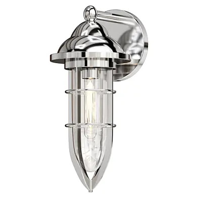 Бра             Silver Teardrop Shape Wall Sconce           настенный светильник